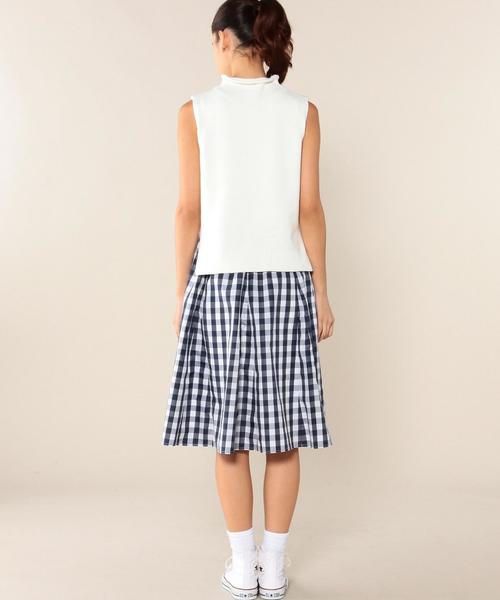 green label relaxing（グリーンレーベルリラクシング）の「GT C/AC NS + GGM ワンピース◆（ワンピース・レディース・オフホワイト/ネイビー・FREE）」の3枚目の写真