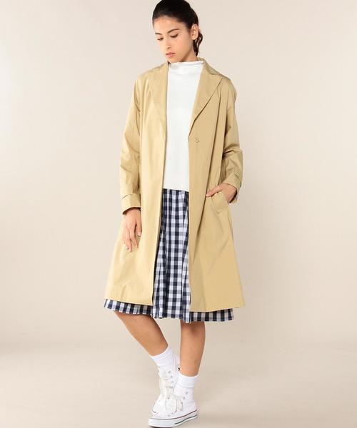 green label relaxing（グリーンレーベルリラクシング）の「GT C/AC NS + GGM ワンピース◆（ワンピース・レディース・オフホワイト/ネイビー・FREE）」の6枚目の写真