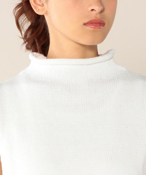 green label relaxing（グリーンレーベルリラクシング）の「GT C/AC NS + GGM ワンピース◆（ワンピース・レディース・オフホワイト/ネイビー・FREE）」の7枚目の写真