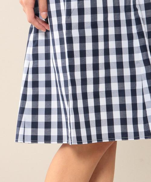 green label relaxing（グリーンレーベルリラクシング）の「GT C/AC NS + GGM ワンピース◆（ワンピース・レディース・オフホワイト/ネイビー・FREE）」の12枚目の写真