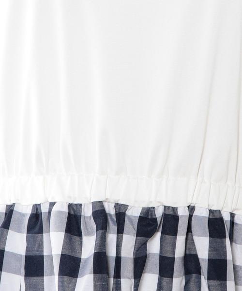 green label relaxing（グリーンレーベルリラクシング）の「GT C/AC NS + GGM ワンピース◆（ワンピース・レディース・オフホワイト/ネイビー・FREE）」の14枚目の写真