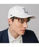 LACOSTE | コットンツイルLロゴキャップ(帽子)