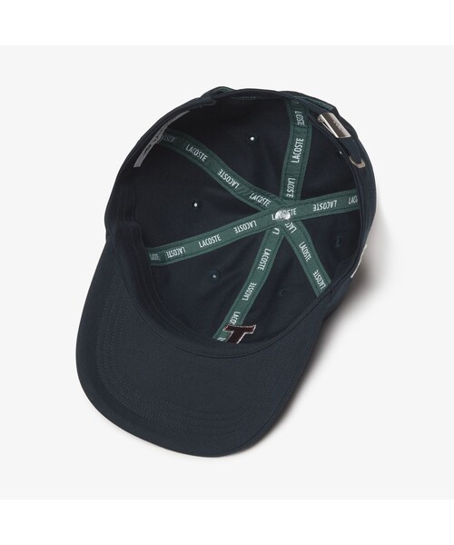 LACOSTE（ラコステ）の「コットンツイルLロゴキャップ（キャップ・メンズ・ブラック/ベージュ/ネイビー/オフホワイト/ダークグリーン/ブラウン・FREE）」の16枚目の写真