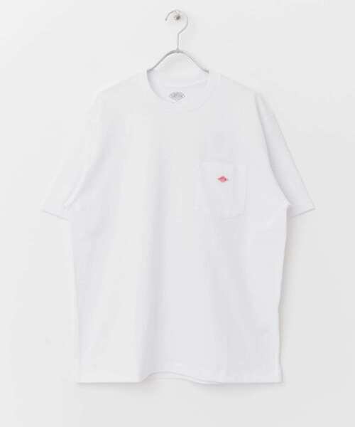 DANTON（ダントン）の「DANTON　POCKET T-SHIRTS SHORT-SLEEVE（Tシャツ/カットソー・メンズ・ホワイト/ライトブルー/アイボリー/ダークグレー/ライトカーキ・44/40/42）」の22枚目の写真