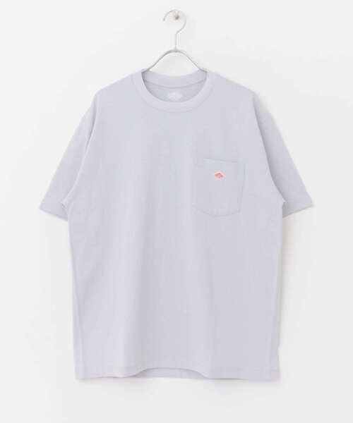 DANTON（ダントン）の「DANTON　POCKET T-SHIRTS SHORT-SLEEVE（Tシャツ/カットソー・メンズ・ホワイト/ライトブルー/アイボリー/ダークグレー/ライトカーキ・44/40/42）」の8枚目の写真
