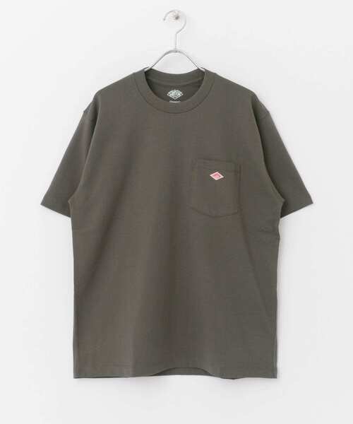 DANTON（ダントン）の「DANTON　POCKET T-SHIRTS SHORT-SLEEVE（Tシャツ/カットソー・メンズ・ホワイト/ライトブルー/アイボリー/ダークグレー/ライトカーキ・44/40/42）」の15枚目の写真