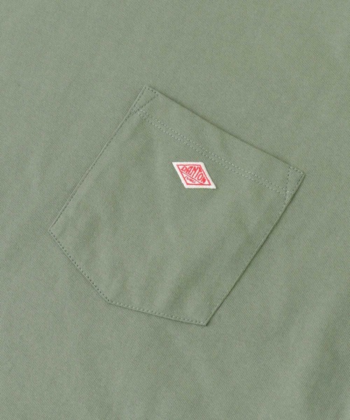 DANTON（ダントン）の「DANTON　POCKET T-SHIRTS SHORT-SLEEVE（Tシャツ/カットソー・メンズ・ホワイト/ライトブルー/アイボリー/ダークグレー/ライトカーキ・44/40/42）」の19枚目の写真