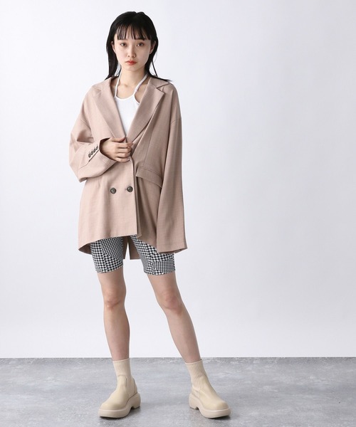 JEANASIS（ジーナシス）の「サスティナブルアシメホルターネックタンク/280410（キャミソール・レディース・ホワイト/ブラック/パープル/グレー・FREE）」の10枚目の写真