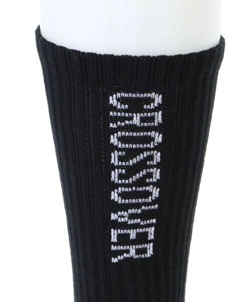 EMODA（エモダ）の「ミニマルロゴリブソックス（ソックス/靴下・レディース・グリーン/ホワイト/ブラック・FREE）」の18枚目の写真