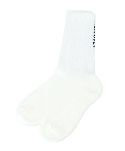 EMODA（エモダ）の「ミニマルロゴリブソックス（ソックス/靴下・レディース・グリーン/ホワイト/ブラック・FREE）」の16枚目の写真