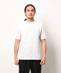 MONSIEUR NICOLE | ECOPET シャドーチェック ニットTシャツ(ニット/セーター)