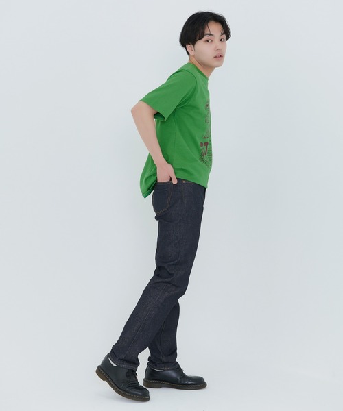 TINA:JOJUN(ティーナジョジュン)の「A'DOODLES#034 ユニセックスTシャツ TINA:JOJUN(Tシャツ/カットソー・レディース・グリーン/ホワイト・M)」の18枚目の写真