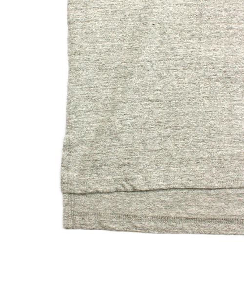 Universal Style Wear（ユニバーサルスタイルウェア）の「Universal Style Wear 尾州 ビシュウ Tシャツ (MADE IN JAPAN)（Tシャツ/カットソー・メンズ・オフホワイト/ブラック/杢グレー・MEDIUM/LARGE/X-LARGE）」の13枚目の写真