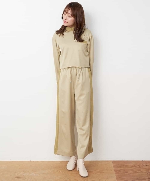 A de a.v.v（アードアー・ヴェ・ヴェ）の「［SET UP対応］シフォンドッキングバックリボンブラウス（シャツ/ブラウス・レディース・ブラック/ブルー/ミント・36/38）」の5枚目の写真