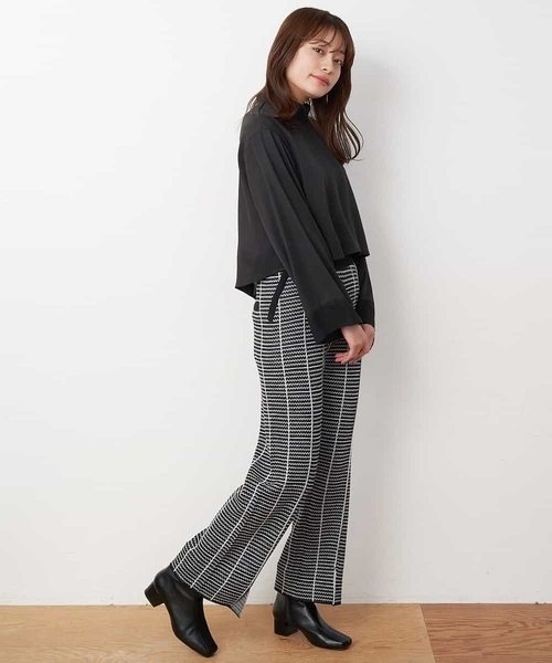 A de a.v.v（アードアー・ヴェ・ヴェ）の「［SET UP対応］シフォンドッキングバックリボンブラウス（シャツ/ブラウス・レディース・ブラック/ブルー/ミント・36/38）」の11枚目の写真