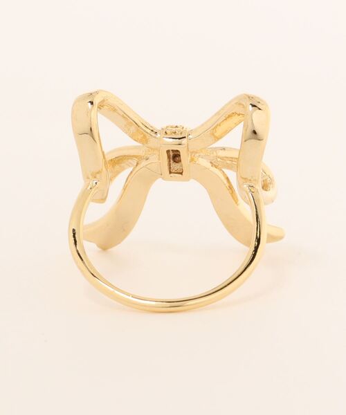flower（フラワー）の「パーティリボンリング（リング・レディース・ゴールド/シルバー・FREE）」の3枚目の写真