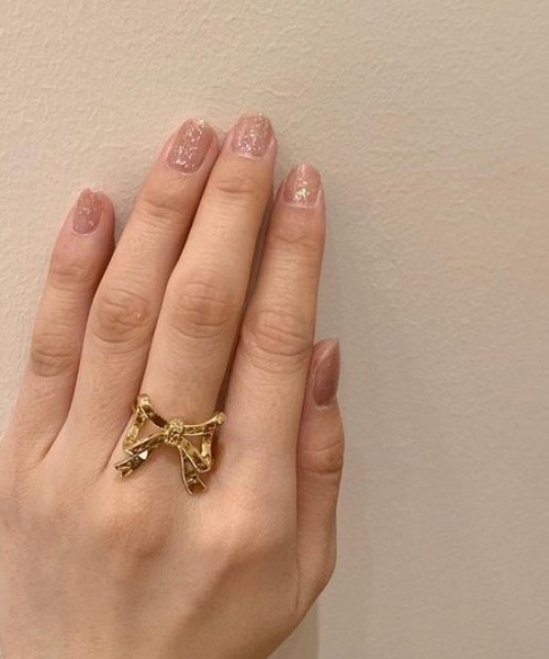 flower（フラワー）の「パーティリボンリング（リング・レディース・ゴールド/シルバー・FREE）」の6枚目の写真