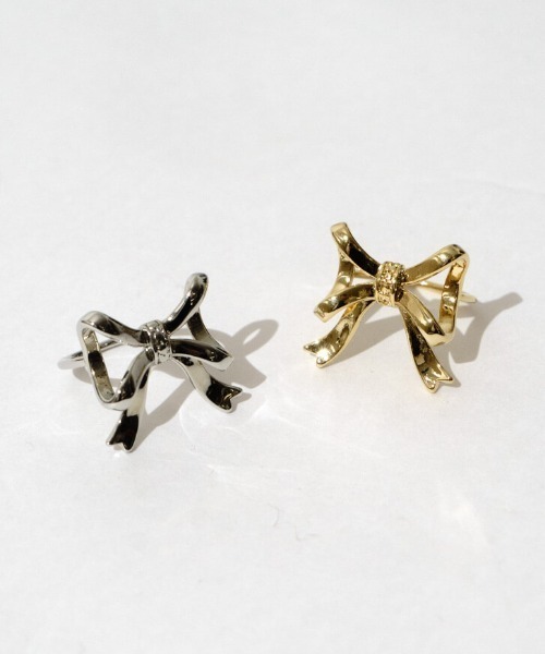 flower（フラワー）の「パーティリボンリング（リング・レディース・ゴールド/シルバー・FREE）」の11枚目の写真