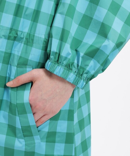 MACKINTOSH PHILOSOPHY（ﾏｯｷﾝﾄｯｼｭ ﾌｨﾛｿﾌｨｰ）の「ブロックチェックポケッタブルレインモッズコート（モッズコート・レディース・ブルー系その他3/オレンジ・38）」の19枚目の写真