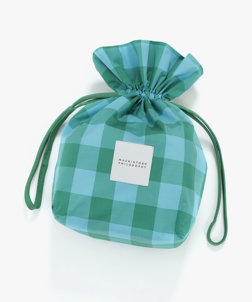 MACKINTOSH PHILOSOPHY（ﾏｯｷﾝﾄｯｼｭ ﾌｨﾛｿﾌｨｰ）の「ブロックチェックポケッタブルレインモッズコート（モッズコート・レディース・ブルー系その他3/オレンジ・38）」の22枚目の写真