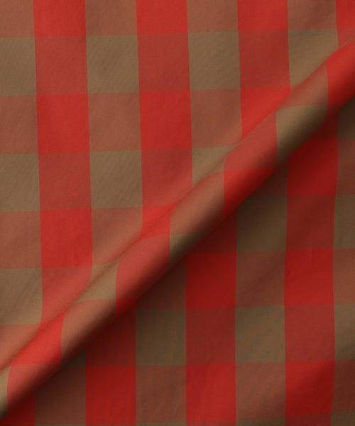 MACKINTOSH PHILOSOPHY（ﾏｯｷﾝﾄｯｼｭ ﾌｨﾛｿﾌｨｰ）の「ブロックチェックポケッタブルレインモッズコート（モッズコート・レディース・ブルー系その他3/オレンジ・38）」の13枚目の写真