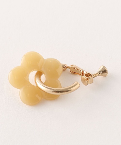 Me%（ミィパーセント）の「【2WAY】ジュシフラワーイヤリング（イヤリング・レディース・ベージュ/その他・FREE）」の6枚目の写真