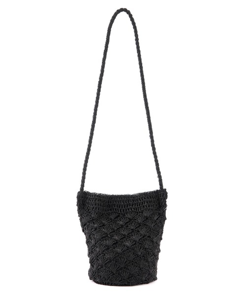 ROPE' PICNIC（ロペピクニック）の「メタリックヤーンメッシュショルダー（ショルダーバッグ・レディース・ブラック/グリーン/シルバー・FREE）」の5枚目の写真