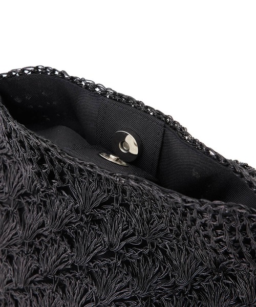 ROPE' PICNIC（ロペピクニック）の「メタリックヤーンメッシュショルダー（ショルダーバッグ・レディース・ブラック/グリーン/シルバー・FREE）」の6枚目の写真
