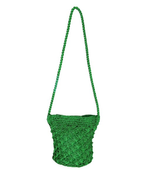 ROPE' PICNIC（ロペピクニック）の「メタリックヤーンメッシュショルダー（ショルダーバッグ・レディース・ブラック/グリーン/シルバー・FREE）」の15枚目の写真