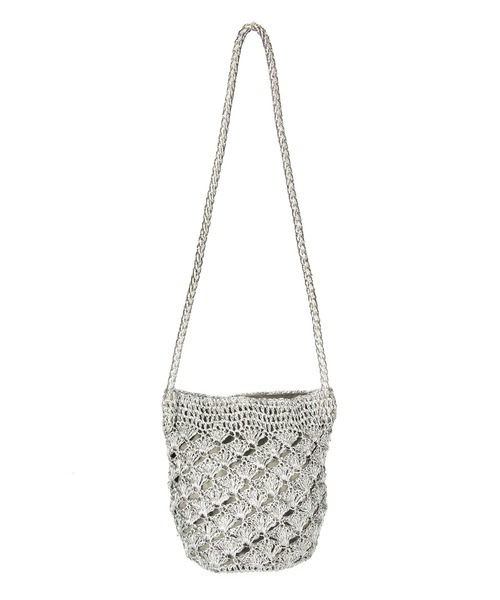 ROPE' PICNIC（ロペピクニック）の「メタリックヤーンメッシュショルダー（ショルダーバッグ・レディース・ブラック/グリーン/シルバー・FREE）」の16枚目の写真