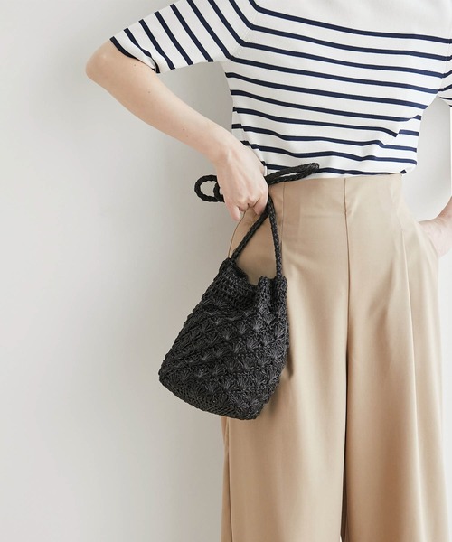 ROPE' PICNIC（ロペピクニック）の「メタリックヤーンメッシュショルダー（ショルダーバッグ・レディース・ブラック/グリーン/シルバー・FREE）」の17枚目の写真