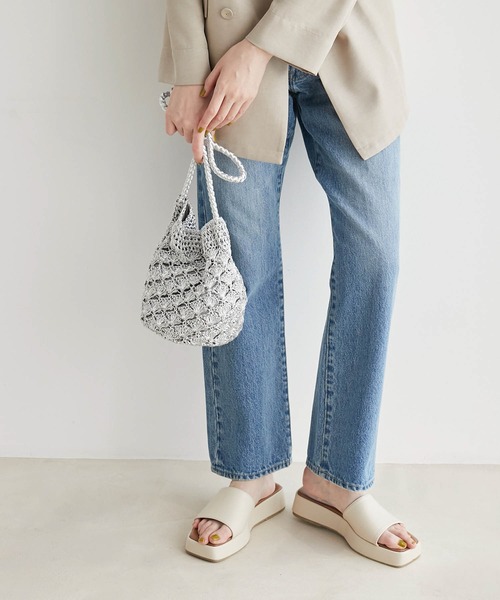 ROPE' PICNIC（ロペピクニック）の「メタリックヤーンメッシュショルダー（ショルダーバッグ・レディース・ブラック/グリーン/シルバー・FREE）」の20枚目の写真