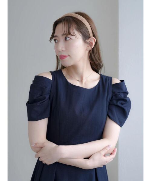 Areeam(アリーム)の「2wayスリーブワンピース(ドレス・レディース・ベージュ/ネイビー・FREE)」の20枚目の写真