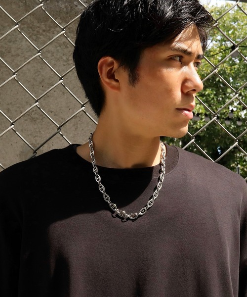 SBG(エスビー)の「SBG アンカーチェーンネックレス(ネックレス・メンズ・シルバー/シルバー系その他・55cm)」の3枚目の写真