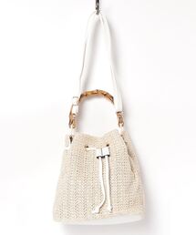 MAISON BREEZE | 【MAISON BREEZE】バンブーハンドル巾着バッグ SCCH140(ハンドバッグ)
