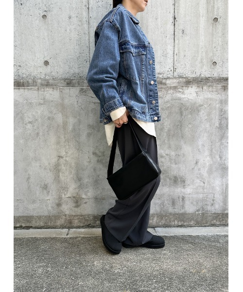 セール】【サイズ展開あり】ビッグシルエットデニムジャケット（デニム