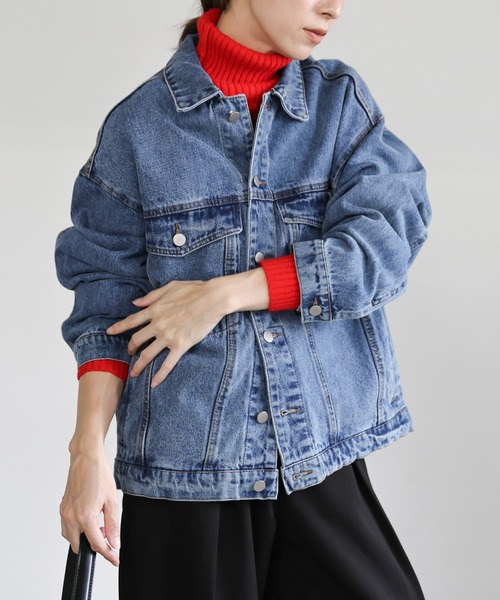 サイズ展開あり】ビッグシルエットデニムジャケット（デニムジャケット