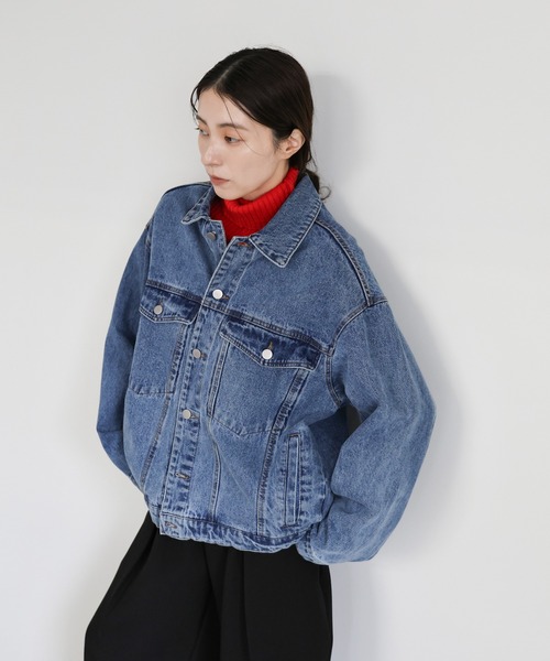 サイズ展開あり】ビッグシルエットデニムジャケット（デニムジャケット