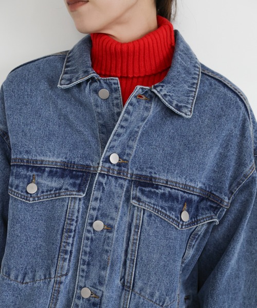 サイズ展開あり】ビッグシルエットデニムジャケット（デニムジャケット