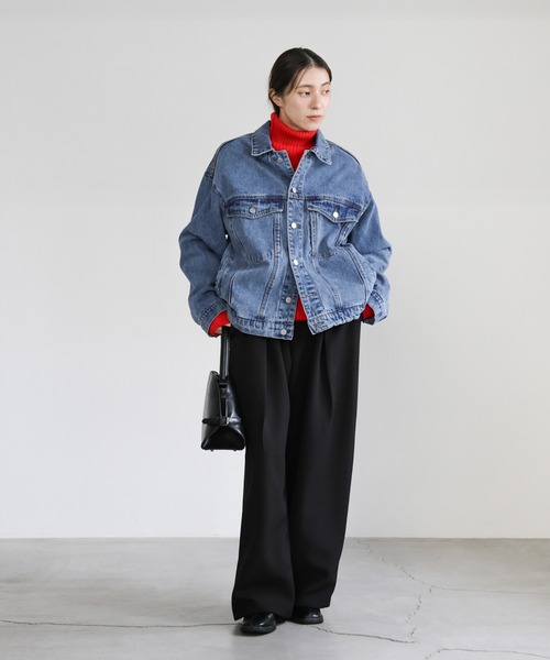 サイズ展開あり】ビッグシルエットデニムジャケット（デニムジャケット