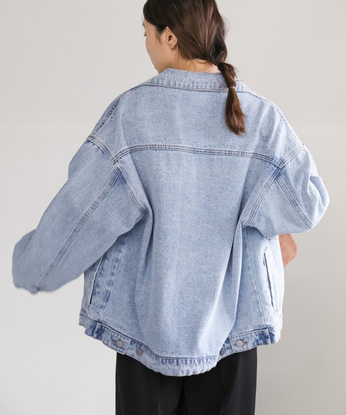サイズ展開あり】ビッグシルエットデニムジャケット（デニムジャケット