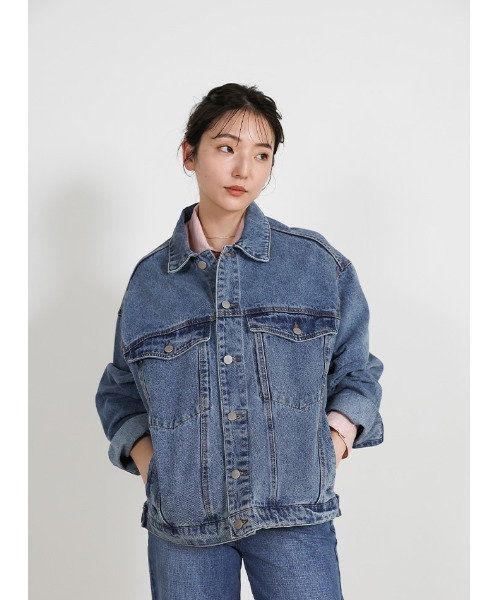 サイズ展開あり】ビッグシルエットデニムジャケット（デニムジャケット