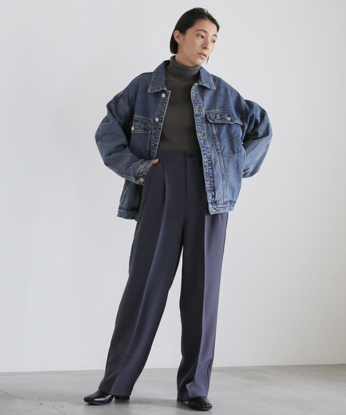 デニムジャケット Mサイズ フレアシルエット select MOCA（セレクトモカ）の「【サイズ展開あり】ビッグシルエット
