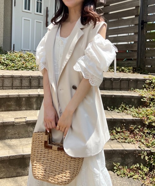 テーラードジレ（ベスト）｜one after another NICE CLAUP（ワン