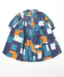 sandy | 【sandy】プリントスタンドカラータックブラウス(シャツ/ブラウス)