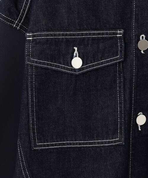 Diagram（ダイアグラム）の「ニットコンビジャケット（デニム