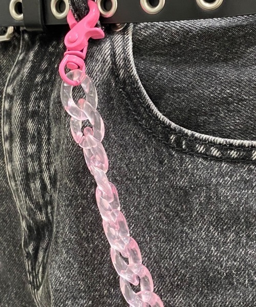 NOVESSEL（ノベセル）の「A'GEM/9 × .kom『NOVESSEL/ノベセル』ウォレットチェーン（ウォレットチェーン・レディース・ピンク/ホワイト/サックスブルー/パープル・FREE）」の7枚目の写真