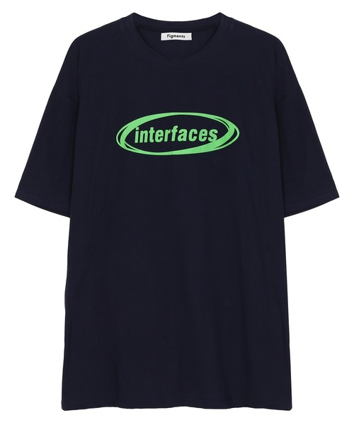 Figments（フィグメンツ）の「interfaces Tシャツ（Tシャツ/カットソー・レディース・ネイビー/ホワイト/ブラック・FREE）」の4枚目の写真