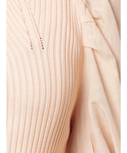 LAGUNAMOON（ラグナムーン）の「タックスリーブドッキングニットプルオーバー（ニット/セーター・レディース・ブラック/ブラウン/アイボリー・FREE）」の22枚目の写真