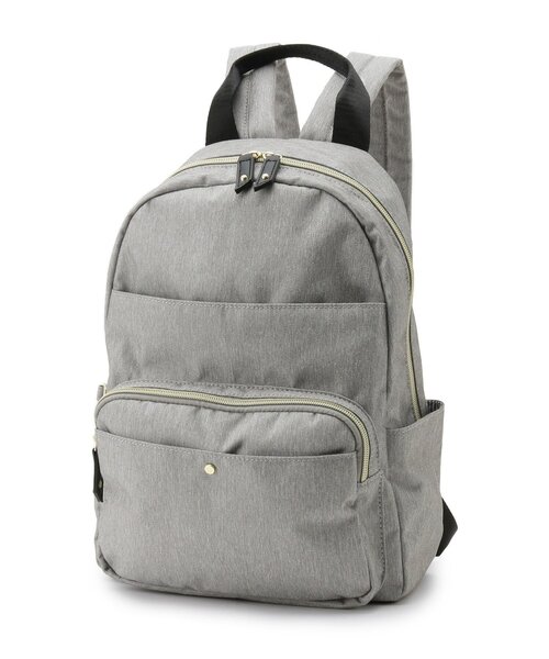 SHOO・LA・RUE(シューラルー)の「◆【撥水】整理整頓できちゃうリュック(バックパック/リュック・レディース・ブラック/グレー系3/ブラック系3・00)」の6枚目の写真